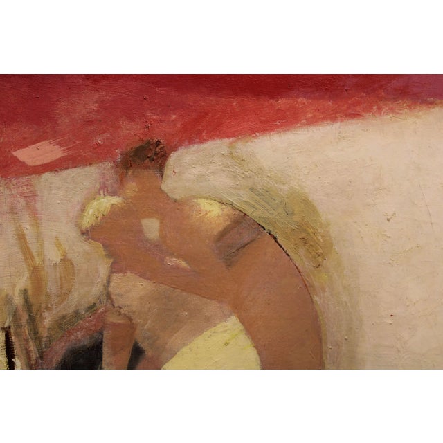 Victor Karnauh, A Game, Oil on Canvas For Sale - Image 6 of 12