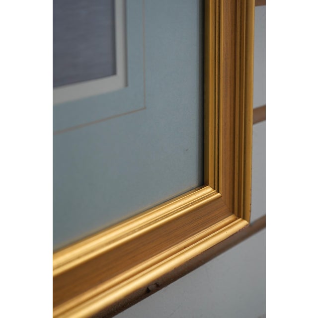 Salem Harbor High Quality Gold Leaf Framed Print For Sale - Image 4 of 13