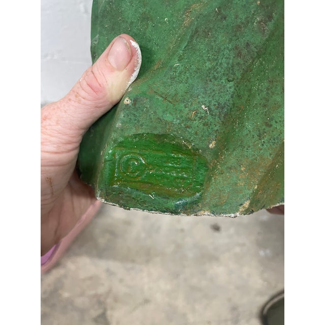 Sculpture Materials 1950s Mid-Century "Bashful Betty" Cast Stone Sculpture — Reclaimed New Orleans Estate For Sale - Image 7 of 7