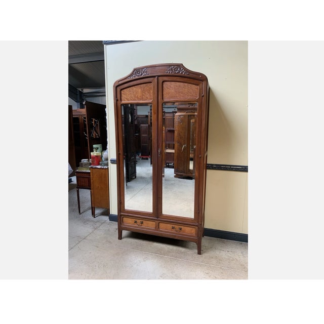 Antique Linen Cupboard, 1910 For Sale - Image 3 of 11