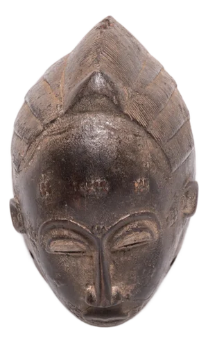 Baule Ndoma Portrait Mask, C. 1900