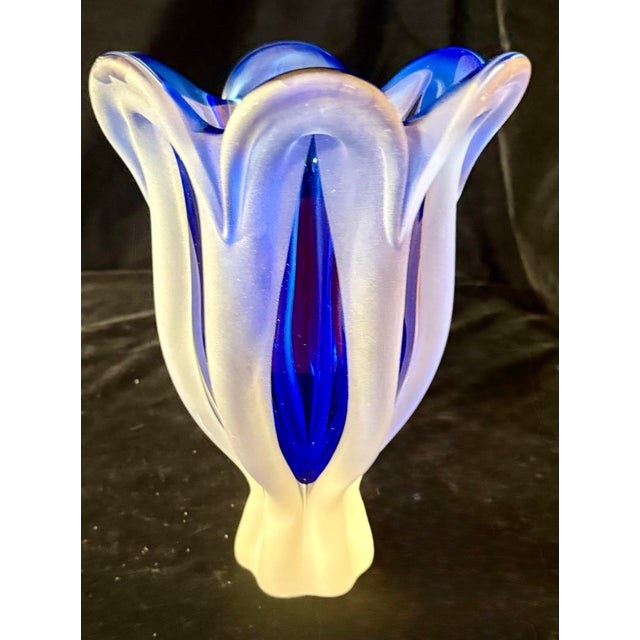 Mid 20th Century Mid 20th Century Josef Hospodka Czech Art Glass Sculpture For Sale - Image 5 of 12