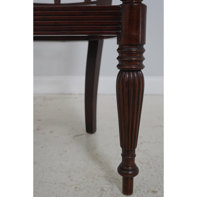 Pair of Caribbean Mahogany Armchairs With Cane Seats For Sale - Image 10 of 18