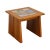 Studio Crafted Solid Cherry Square Side Tables W/ Hand Painted Italian Capri Tiles For Sale - Image 13 of 13