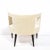 Mid-Century Modern Mid Century Modern Cutout Barrel Back Chair in Pearl Holly Hunt Ecriture Velvet For Sale - Image 3 of 13