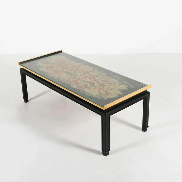 Vintage Belgian Painted Coffee Table by De Coene Frères, 1950s For Sale - Image 11 of 11