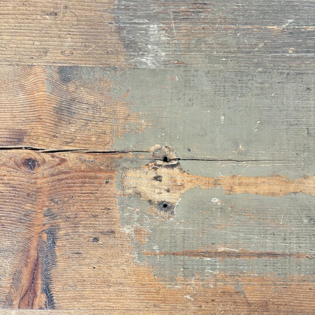 Vintage Italian Industrial Wooden and Cast Iron Console, 1800s For Sale - Image 16 of 18