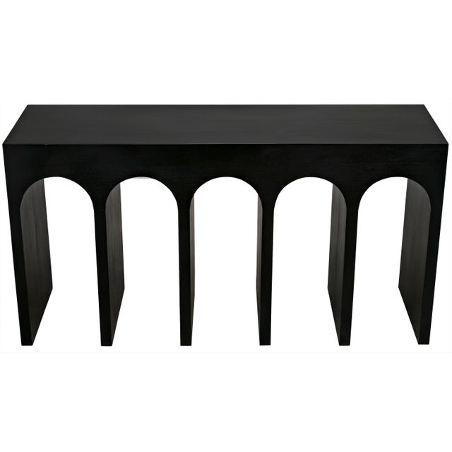 This stunning console takes its design inspiration from suspension bridges. Its graceful arches add interest without...