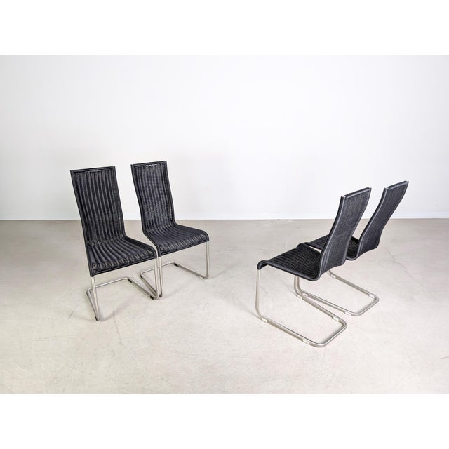 Black B20 Cantilever Chairs by Jean Prouve for Tecta, Set of 4 For Sale - Image 5 of 11