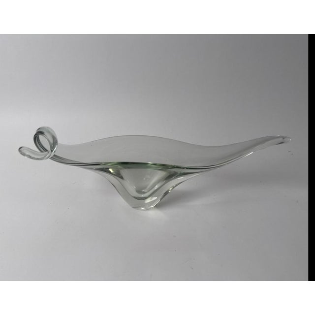 Glass Murano Glass Bowl in the Shape of a Venetian Gondola, Italy, 1960s For Sale - Image 7 of 18