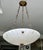 Vintage Directoire Style French Alabaster Pendant Chandelier For Sale - Image 4 of 17