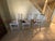 Off-white Rustic Farmhouse Whitewash Bar Stools W/ Cowhide Upholstered Seats Set of 3 For Sale - Image 8 of 12