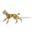 Late 20th Century Vintage 18k Yellow Gold Diamond French Poodle Brooch For Sale - Image 5 of 7