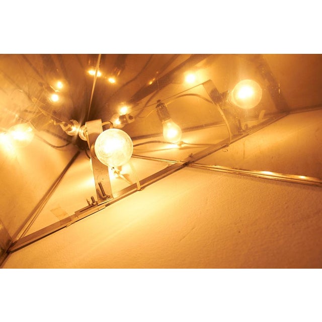 Large Chrome Wall Lamp, 1970s For Sale - Image 3 of 15