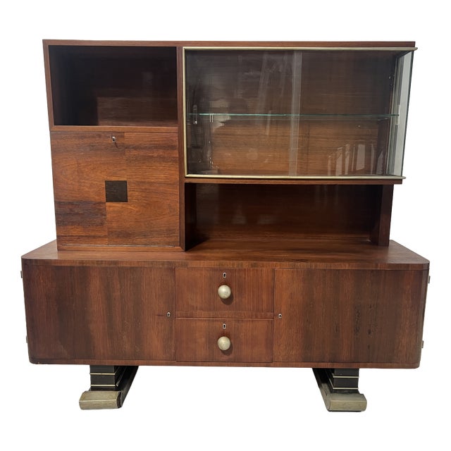 Art Deco Architect's Buffet, 20th Century For Sale