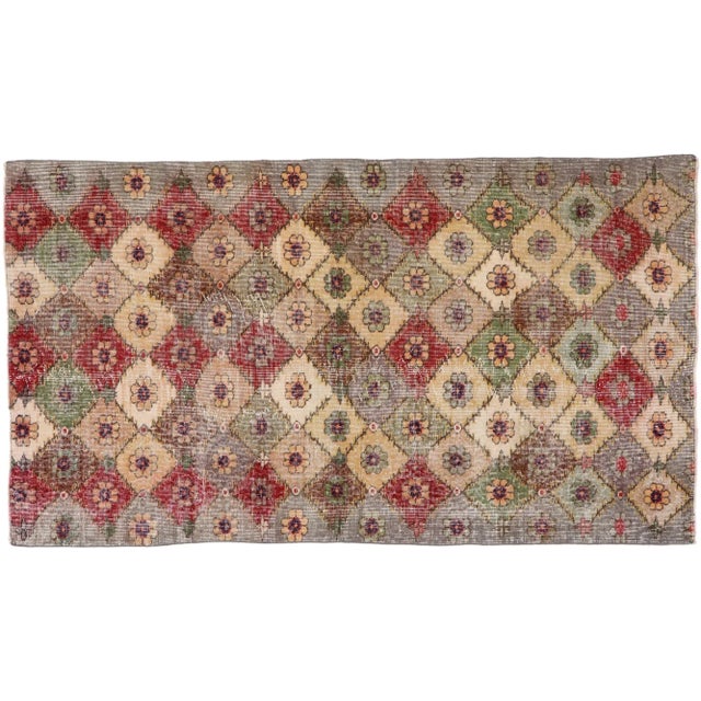 Vintage Turkish Sivas Rug - 04'02 X 07'03 For Sale - Image 10 of 10