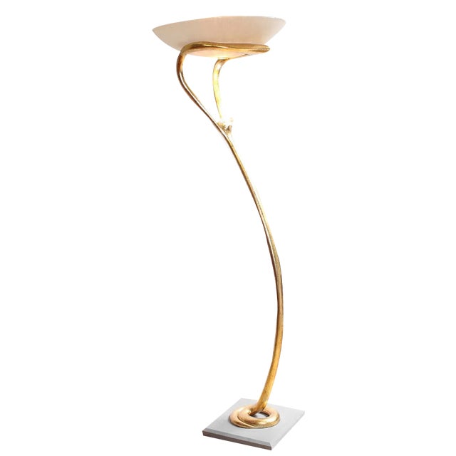 Cobra Floor Lamp with Swarovski Crystal from ISA Corsi For Sale