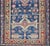 Textile Antique Persian Hamadan Rug With Colorful Geometric Medallion on a Blue Field For Sale - Image 7 of 11