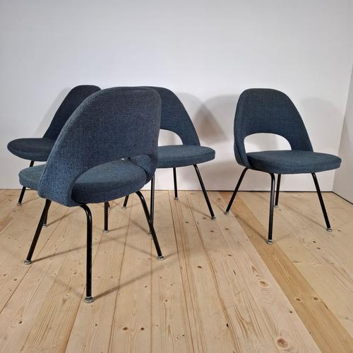 Mid-Century Modern 72CC Executive Chairs by Eero Saarinen for Knoll, Set of 4 For Sale - Image 6 of 6