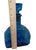 1960s Empoli Cadmium Blue Art Glass Bottle W/Stopper Textured Italian Decanter For Sale In Panama City, FL - Image 6 of 8