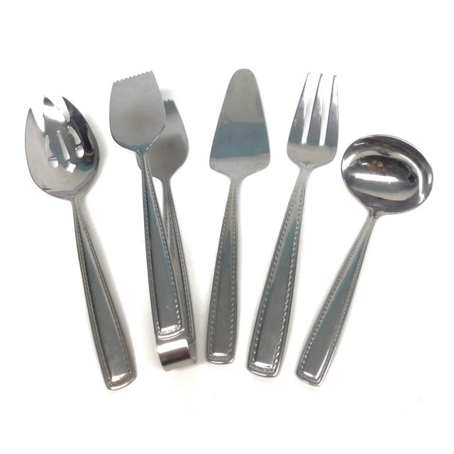 Vintage Stainless Reed & Barton Multi Serving Set For Sale - Image 13 of 13