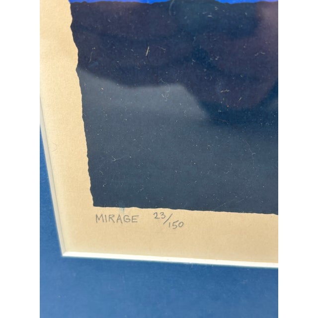 Blue Arthur Secunda Signed Lithograph "Mirage" For Sale - Image 8 of 9