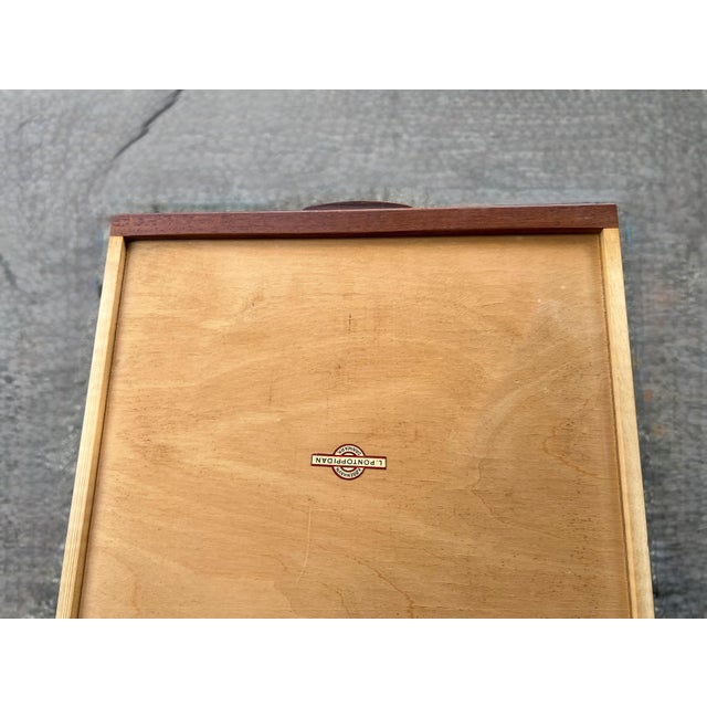 1960s Scandinavian Danish Modern Bar Cart by Ludvig Pontoppidan For Sale - Image 14 of 15