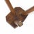 Wood Brutalist Rustic Wabi Sabi Oak Stool For Sale - Image 7 of 8