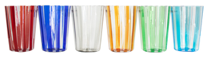 Long Island Cocktail Drinking Glass by Mariana Iskra for Ribes the Art of Glass, Set of 6