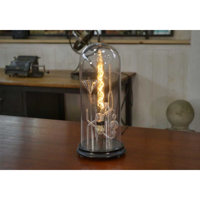 Chemistry Instrument Bridal Globe Lamp, 1950s For Sale - Image 6 of 9