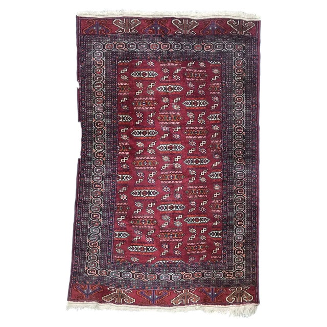 Vintage Tekke Turkmen Boukhara Back For Sale
