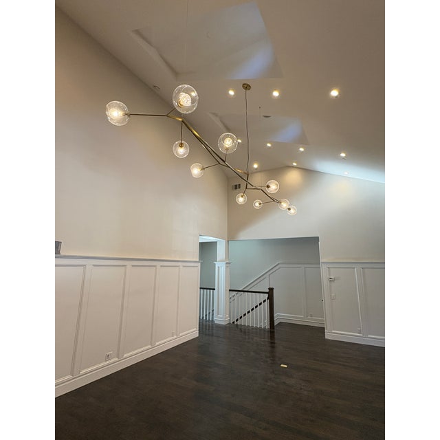 Lindsey Adelman Branching Bubble 10 Globe Chandelier For Sale - Image 4 of 9