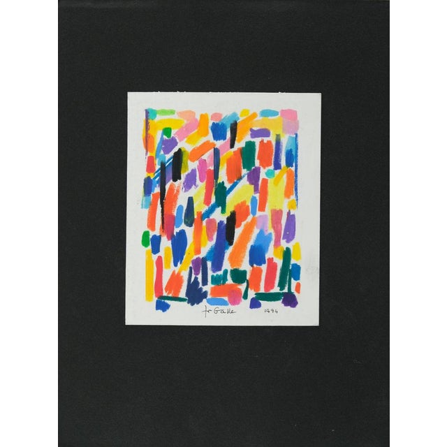 Françoise Galle, Chromatic Rhythms, Pastel For Sale - Image 7 of 8