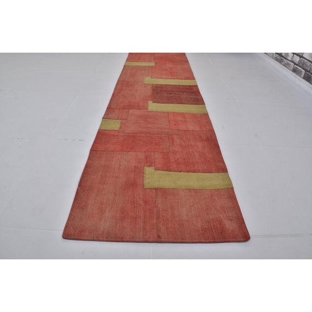1960s Anatolian Decorative Wool Runner For Sale - Image 4 of 10