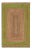 10x14ft. Green Border Rectangle Jute Handmade Rug For Sale