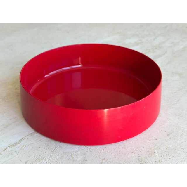 Torben Orskov Mid-Century Kristian Vedel for Torben Ørksov Danish Red Melamine Bowl For Sale - Image 4 of 6