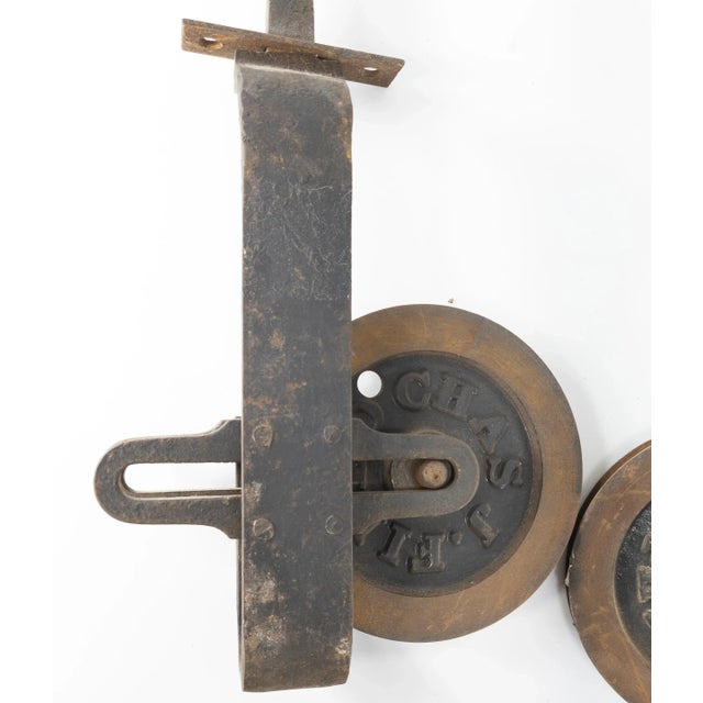 Farmhouse Heavy Duty Cast Iron Barn Door Rollers For Sale - Image 3 of 10