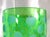 Tall Green Cut to Clear Murano Glassware Vase For Sale In San Francisco - Image 6 of 7