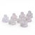 René Lalique Deux Figurines Menu Holders - Set of 8 Each menu holder measures: 2.25 wide x 2 deep x 2.25 inches high...