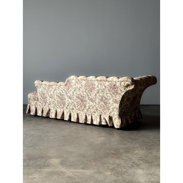 Napoleon III Tufted Chaise Longue, France, 19th Century For Sale - Image 9 of 17