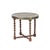 Small Side Table with Sugarcane Frame and Brass Top, 1920s For Sale - Image 3 of 8
