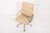 Eames Herman Miller Tall Tan Leather Office Chair Aluminum Group For Sale - Image 9 of 13