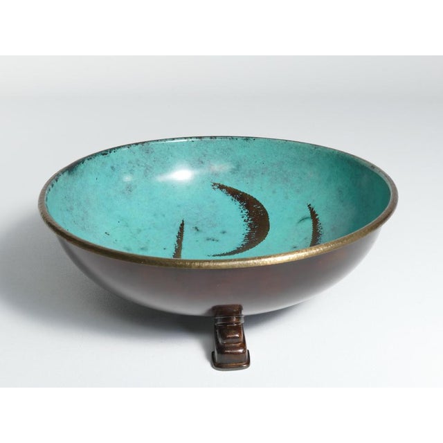 Art Deco Dinanderie Ikora Bowl by WMF, Germany, 1930s For Sale - Image 3 of 18