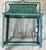 One of a Kind Hand-Painted Turquoise Hanging Lantern Steel & Solid Brass For Sale - Image 13 of 18
