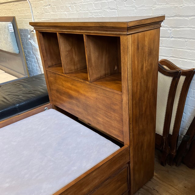 Twin Extra Long Size Ethan Allen Storage Trundle Bed Chairish