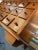 Late 19th Century Antique 18 Drawer Hardwood Table Top Apothecary Cabinet For Sale - Image 4 of 13