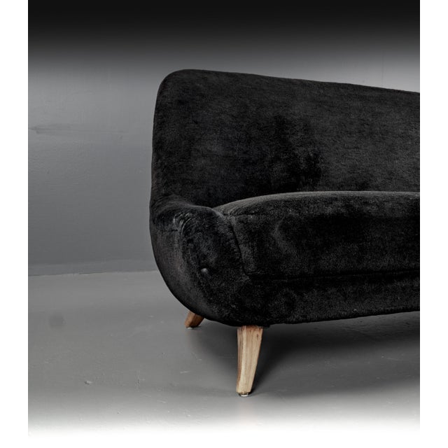 Sofa in Boucle Fabric attributed to Flemming Lassen, 1940s For Sale - Image 16 of 18