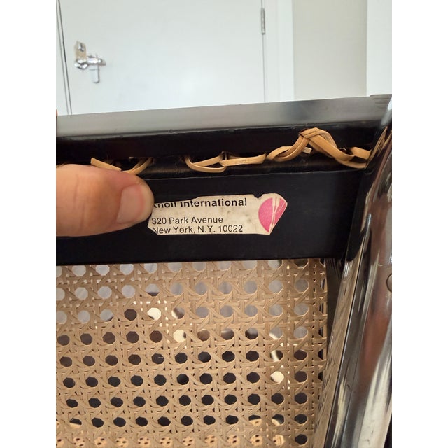 Bauhaus 1970s Knoll Cesca Chair 1970’s by Marcel Bruer W/ Original Knoll Label For Sale - Image 3 of 5