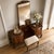 Italian Chippendale Style Walnut & Burl Walnut Veneer Dressing Table, 1940s For Sale - Image 9 of 12