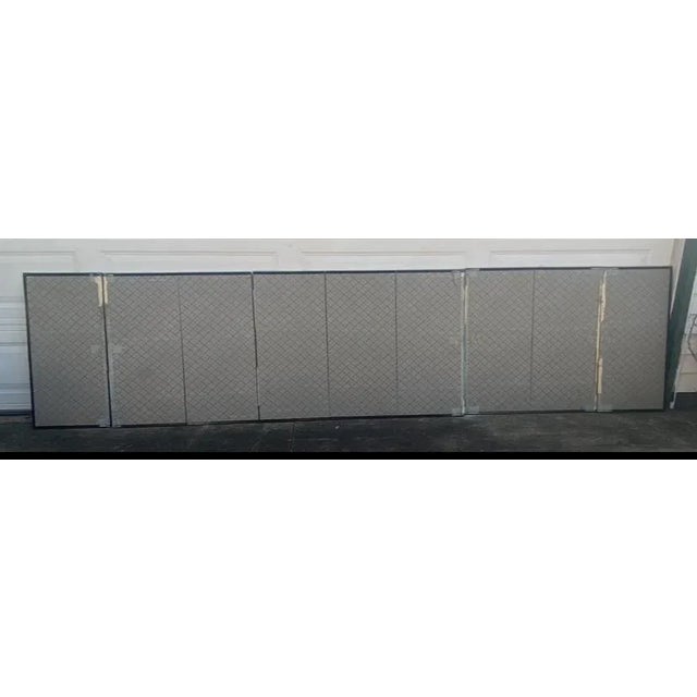 Early 18th Century Japanese 9 Panel Byobu Screen Divider Attributed Sessho Kado For Sale - Image 10 of 12